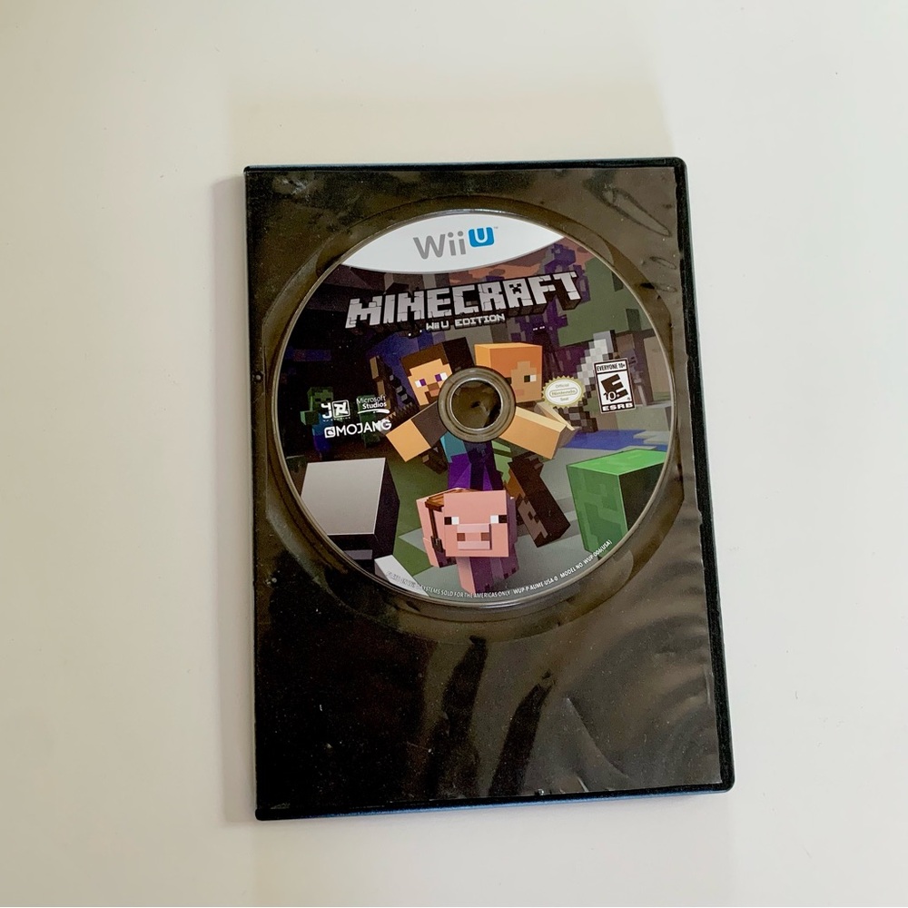 Minecraft Nintendo Wii U ESRB E Game